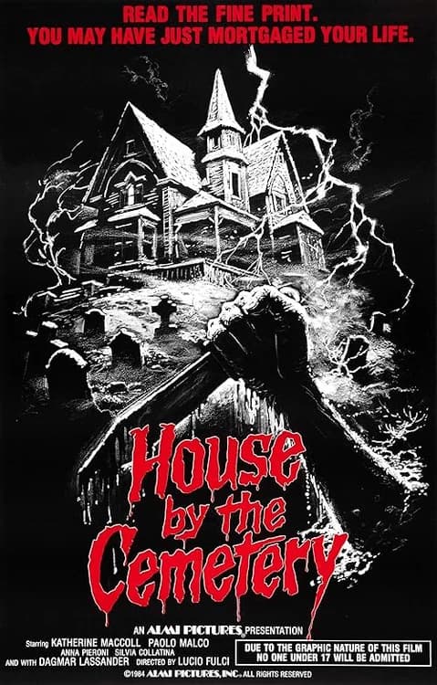 The House by the Cemetery film posteri