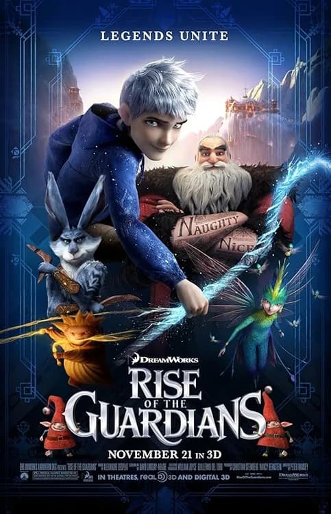 Rise of the Guardians film posteri