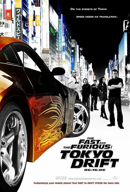 The Fast and the Furious: Tokyo Drift film posteri